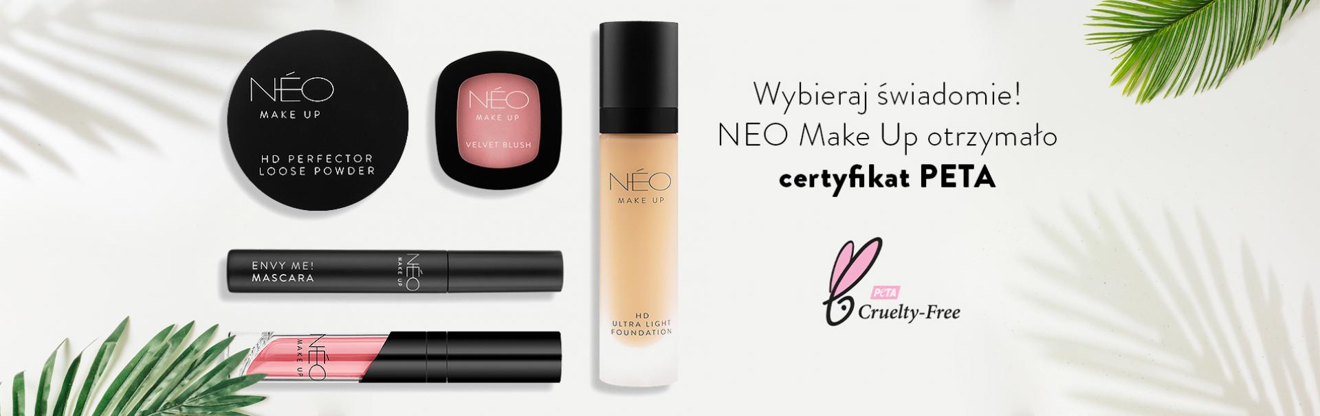 Kosmetyki NEO Make Up z certyfikatem PETA