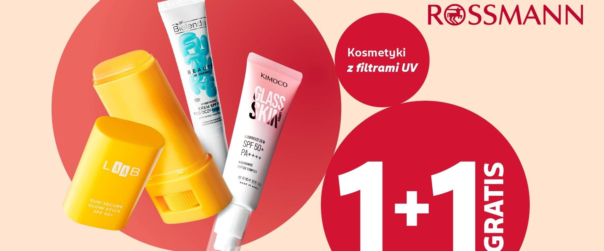 Promocja 1+1 gratis na SPF w Rossmannie