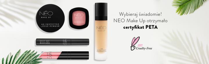 Kosmetyki NEO Make Up z certyfikatem PETA